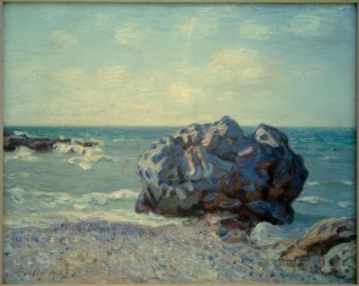 Langland Bay reggel alkotó: Alfred Sisley