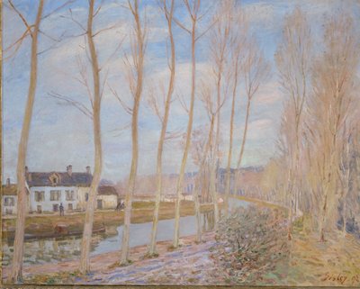 A Loing-csatorna alkotó: Alfred Sisley