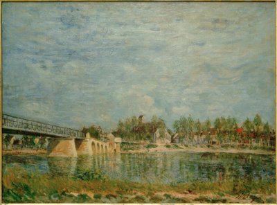 Saint-Mammès hídja alkotó: Alfred Sisley