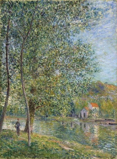 Reggel a Loing közelében; Matin pres du Loing, 1879 alkotó: Alfred Sisley