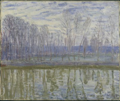 A Loing partján alkotó: Alfred Sisley