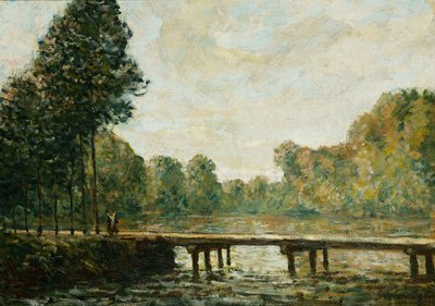 Kis híd az Orvanne-on, 1890 alkotó: Alfred Sisley