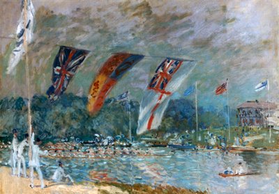 Regatta Moleseyben, 1874 alkotó: Alfred Sisley