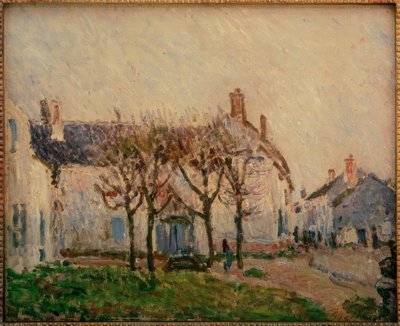 Utca Moret-sur-Loingban alkotó: Alfred Sisley