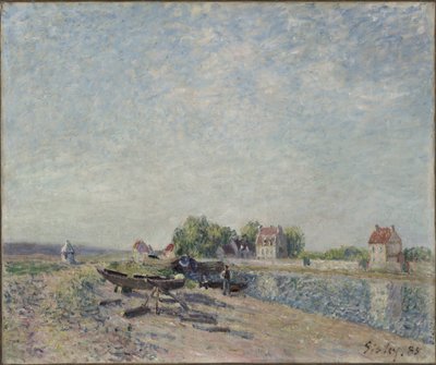 Saint-Mammes, Loing-csatorna alkotó: Alfred Sisley