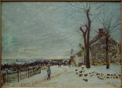 Havas idő Veneux-Nadonnál alkotó: Alfred Sisley