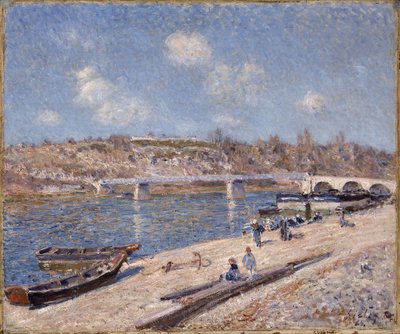 A Saint-Mammès-i strand alkotó: Alfred Sisley