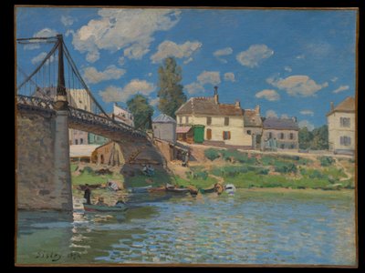 A villeneuve-la-garenne-i híd alkotó: Alfred Sisley