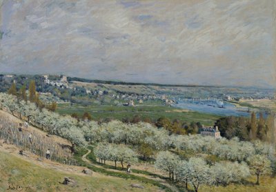 A Saint-Germain-i terasz, tavasz alkotó: Alfred Sisley