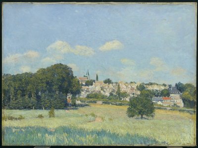 Marly-le-Roi képe, Napfényeffektus vagy Marly-le-Roi képe: Napfény, 1876 alkotó: Alfred Sisley