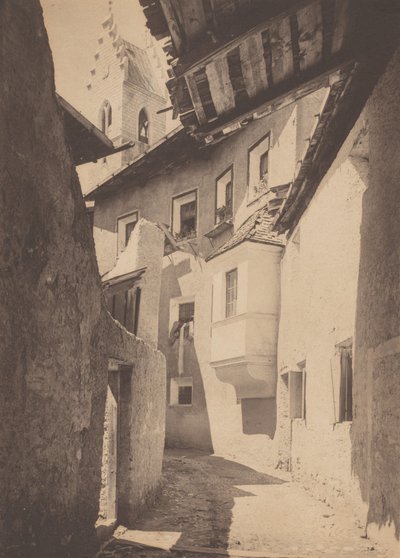 Egy utca Sterzingben, Tirolban alkotó: Alfred Stieglitz