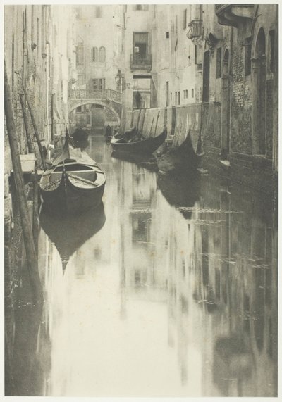 Egy velencei csatorna alkotó: Alfred Stieglitz