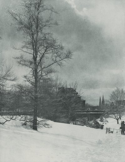 Téli égbolt – Central Park alkotó: Alfred Stieglitz