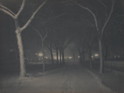 Egy jeges éjszaka alkotó: Alfred Stieglitz