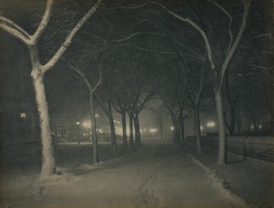 Egy jeges éjszaka, New York alkotó: Alfred Stieglitz