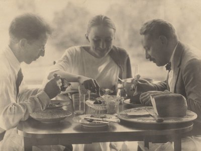 Charles Duncan, Georgia O’Keeffe és Paul Rosenfeld alkotó: Alfred Stieglitz