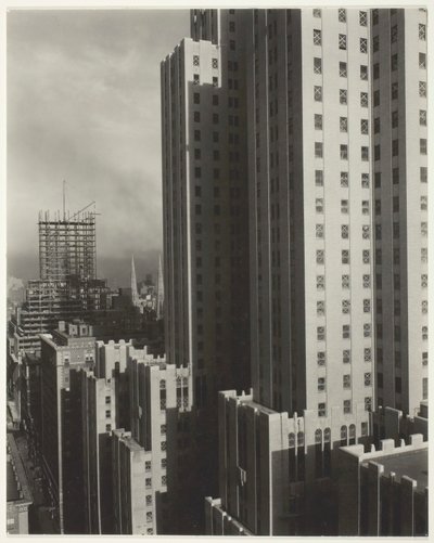 Az én ablakomból a Sheltonban, Nyugaton, 1931. alkotó: Alfred Stieglitz