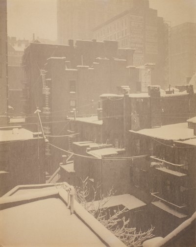 A "291" hátsó ablakból alkotó: Alfred Stieglitz
