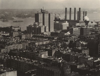 A New York-i Sheltonból (3003-as szoba), délkeleti irányba nézve alkotó: Alfred Stieglitz