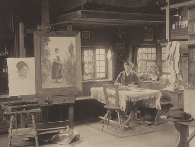 Hasemann stúdiója alkotó: Alfred Stieglitz