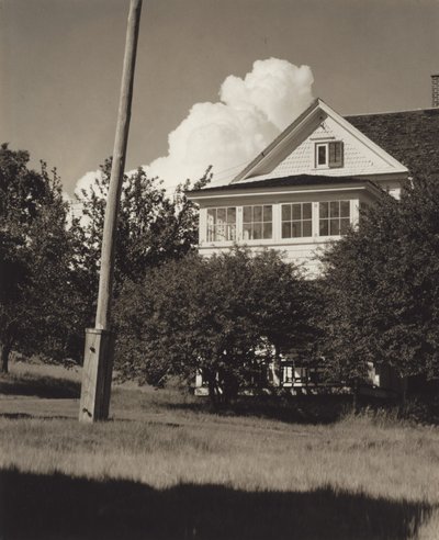 Ház, Lake George alkotó: Alfred Stieglitz
