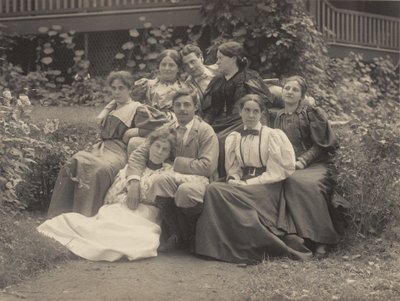 Ma, Rosa néni, Selma, Ag, Emmy, Ralph Bernheim, Hans Wetzler és Minnie Wetzler, Lake George alkotó: Alfred Stieglitz