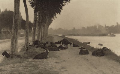 A Szajna partján – Párizs közelében alkotó: Alfred Stieglitz