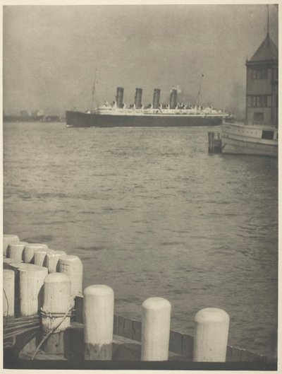 Outward Bound, The Mauretania, 1910. alkotó: Alfred Stieglitz
