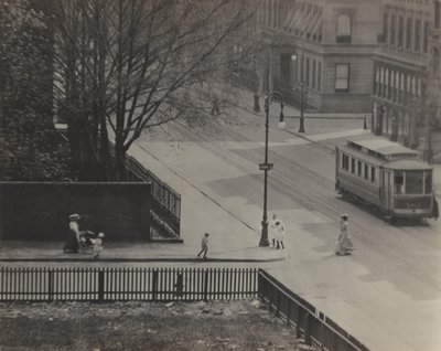 Vasárnap délután – Az ablakomból, a Madison Avenue 1111. szám alatti lakásból, dél felé nézve alkotó: Alfred Stieglitz