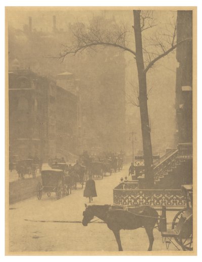 [The Street - Plakáttervezés] alkotó: Alfred Stieglitz