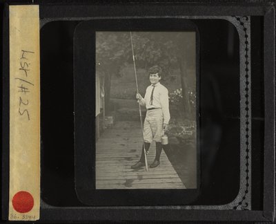 Cím nélkül (Howard horgászbottal) alkotó: Alfred Stieglitz