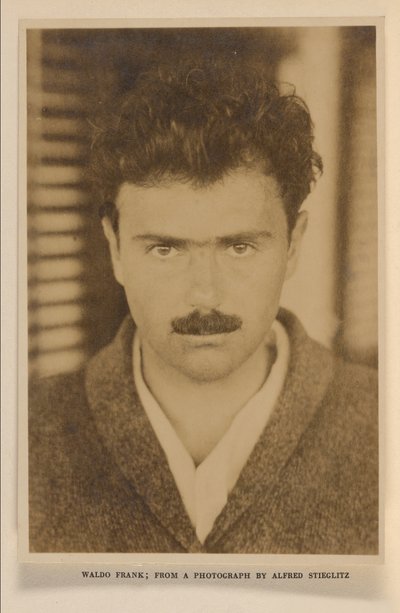 Waldo David Frank alkotó: Alfred Stieglitz