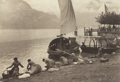 Mosónők a Comói-tónál alkotó: Alfred Stieglitz