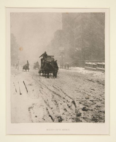 Tél – Fifth Avenue alkotó: Alfred Stieglitz