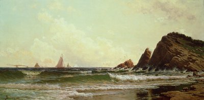 Cliffs at Cape Elizabeth, Portland Harbour, Maine, 1882 alkotó: Alfred Thompson Bricher