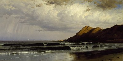 Idő és dagály, 1873 körül (olaj, vászon) alkotó: Alfred Thompson Bricher