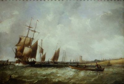 Szállítás a Bristol-csatornán alkotó: Alfred Vickers