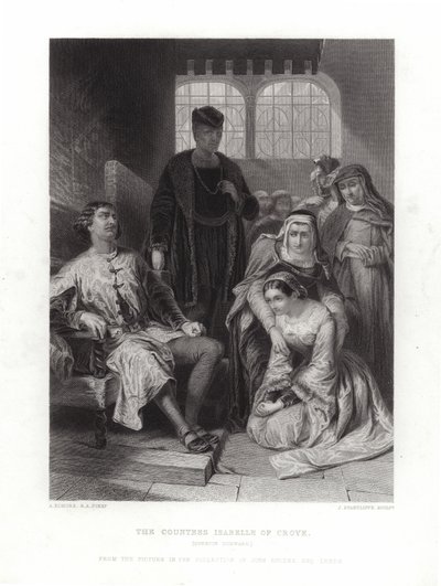 Croye-i Isabelle grófnő alkotó: Alfred W. Elmore