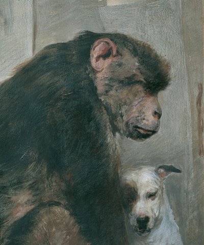 Majom és kutya alkotó: Alfred Wesemann