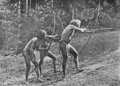 Veddahs or Wild Men, c1890, 1910 alkotó: Alfred William Amandus Plate