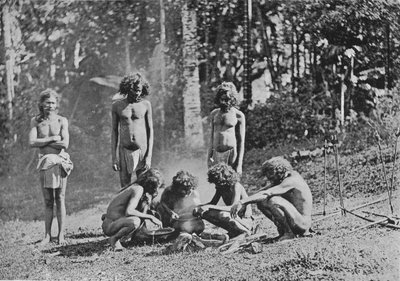 Veddahs or Wild Men, c1890, 1910 alkotó: Alfred William Amandus Plate