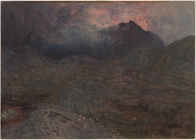 Cwm Trifaen, c. 1857. alkotó: Alfred William Hunt