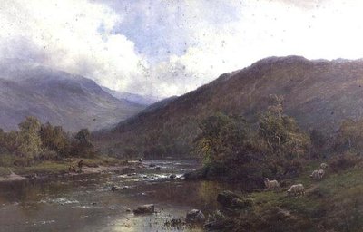 A Dee Balmoral közelében alkotó: Alfred de Breanski