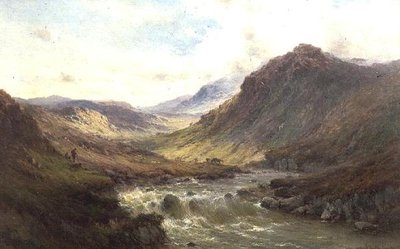 The Falls in Invergarry, Glen Till alkotó: Alfred de Breanski