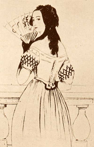 George Sand (rajz) alkotó: Alfred de Musset