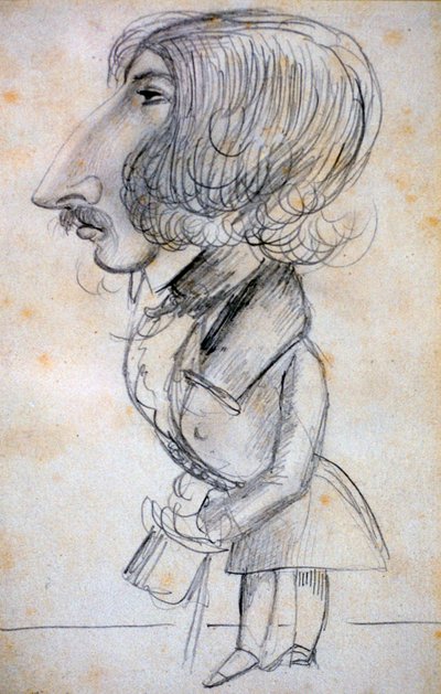Önarckép, 1838 alkotó: Alfred de Musset