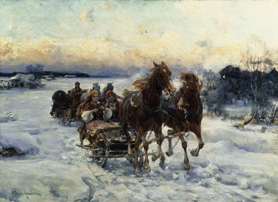 A szánkózás alkotó: Alfred von Wierusz Kowalski