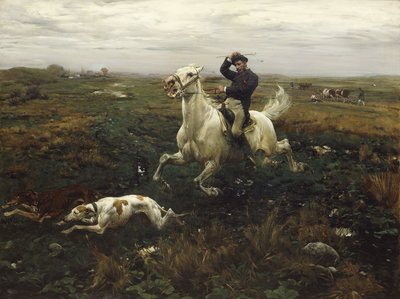 A Squire; Der Gutsherr, alkotó: Alfred von Wierusz Kowalski