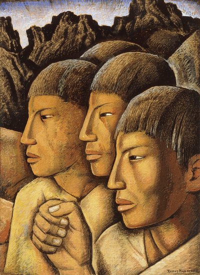 Gazdálkodók alkotó: Alfredo Ramos Martinez