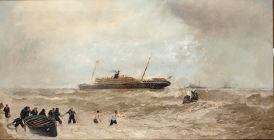 Delhi roncsa a Spartel-foknál alkotó: Algernon Yockney